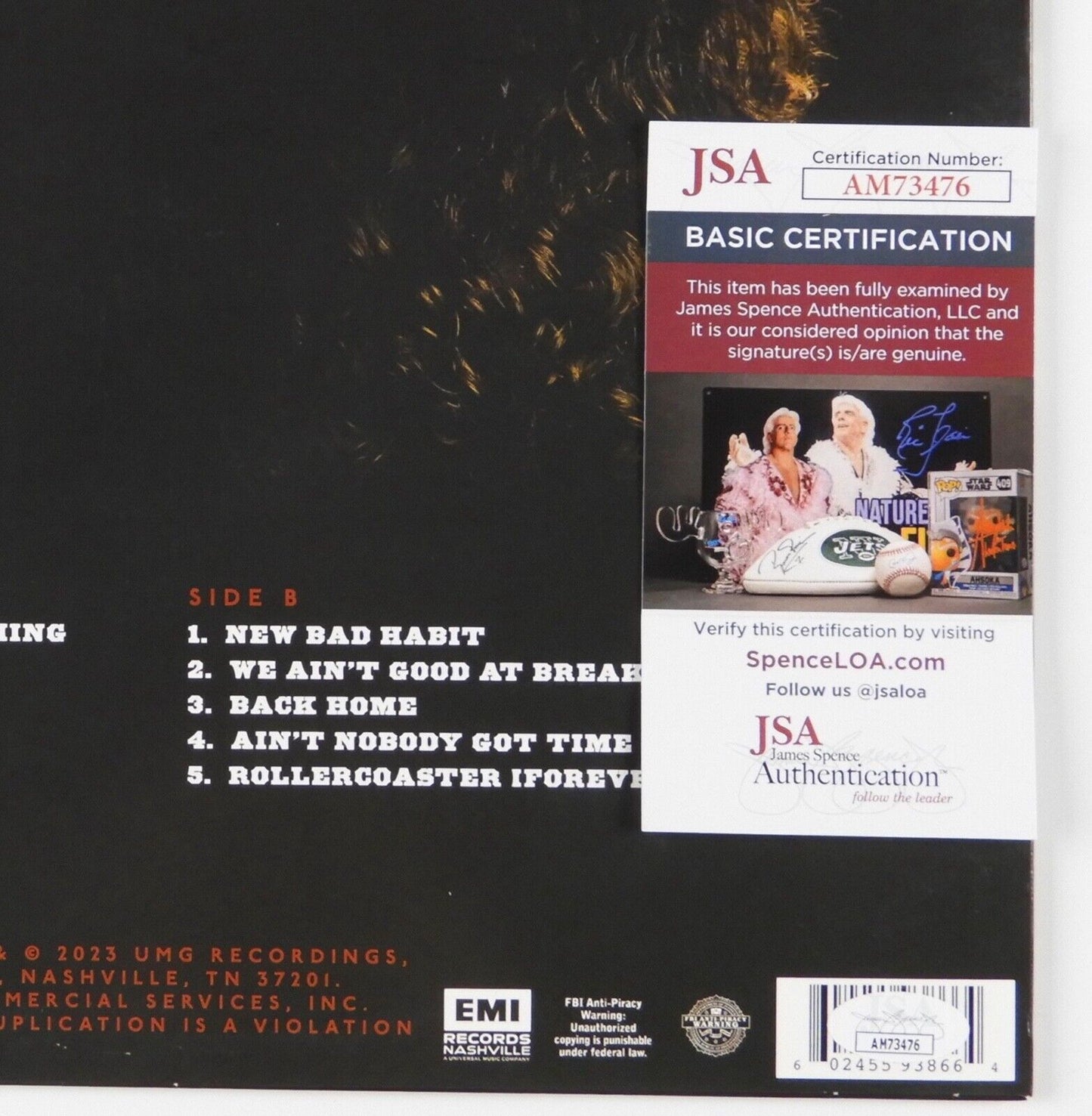 Brothers Osborne JSA Signed Autograph Album Record John T.J.