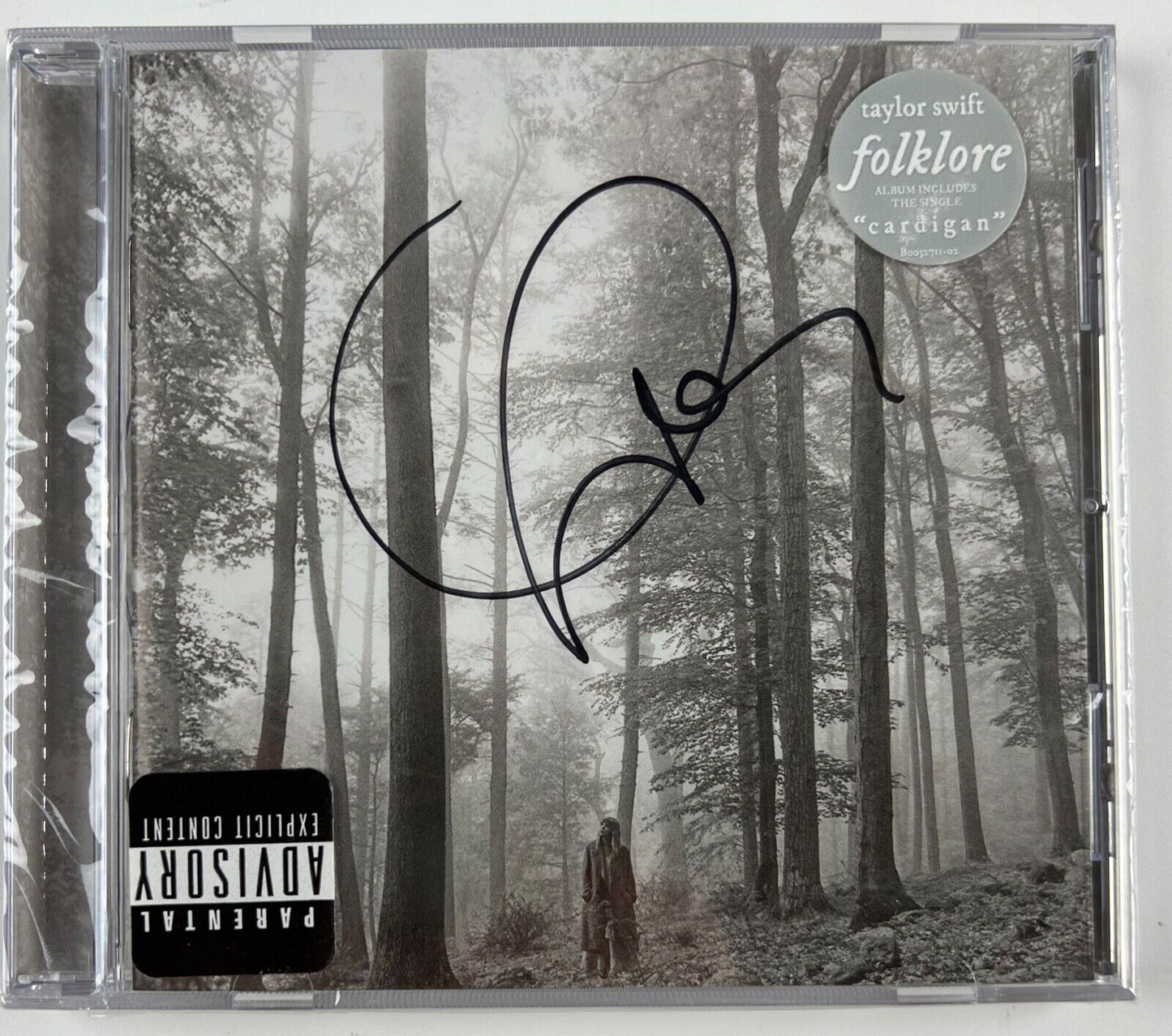 Taylor Swift Signed Autograph Folklore CD Booklet Still Sealed