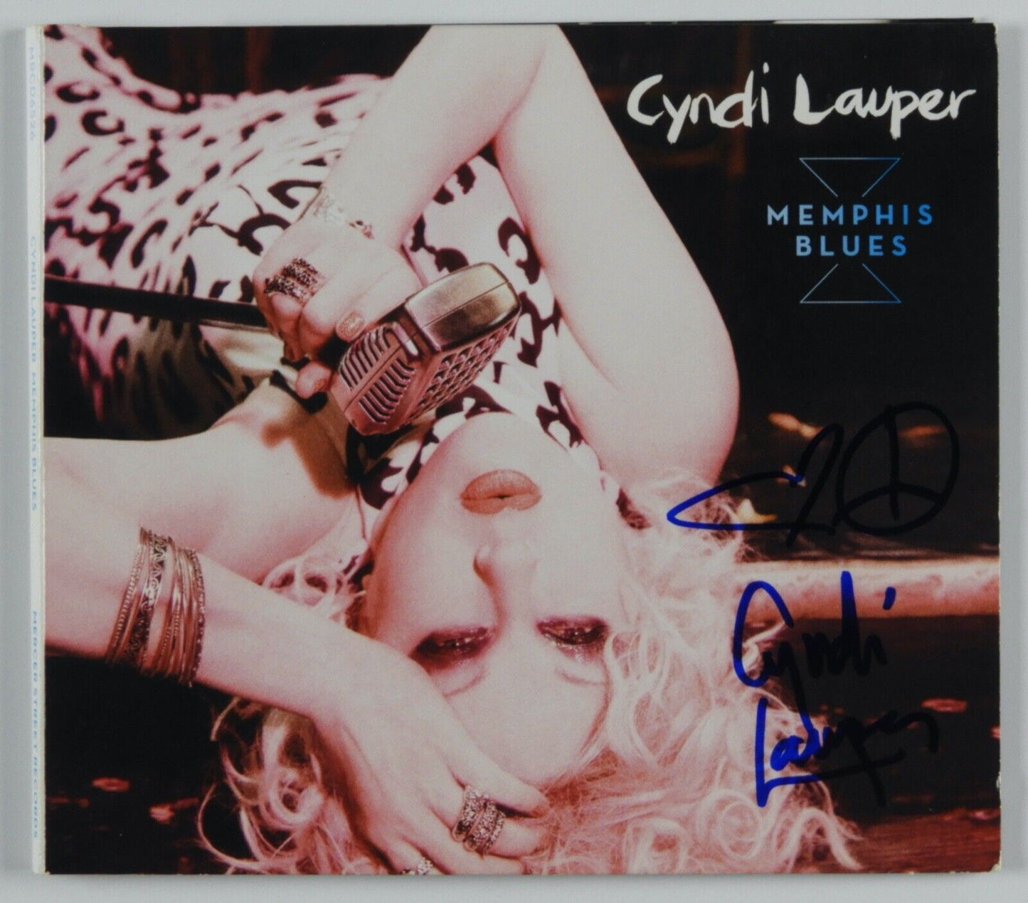 Cyndi Lauper JSA Signed Autograph CD Memphis Blues