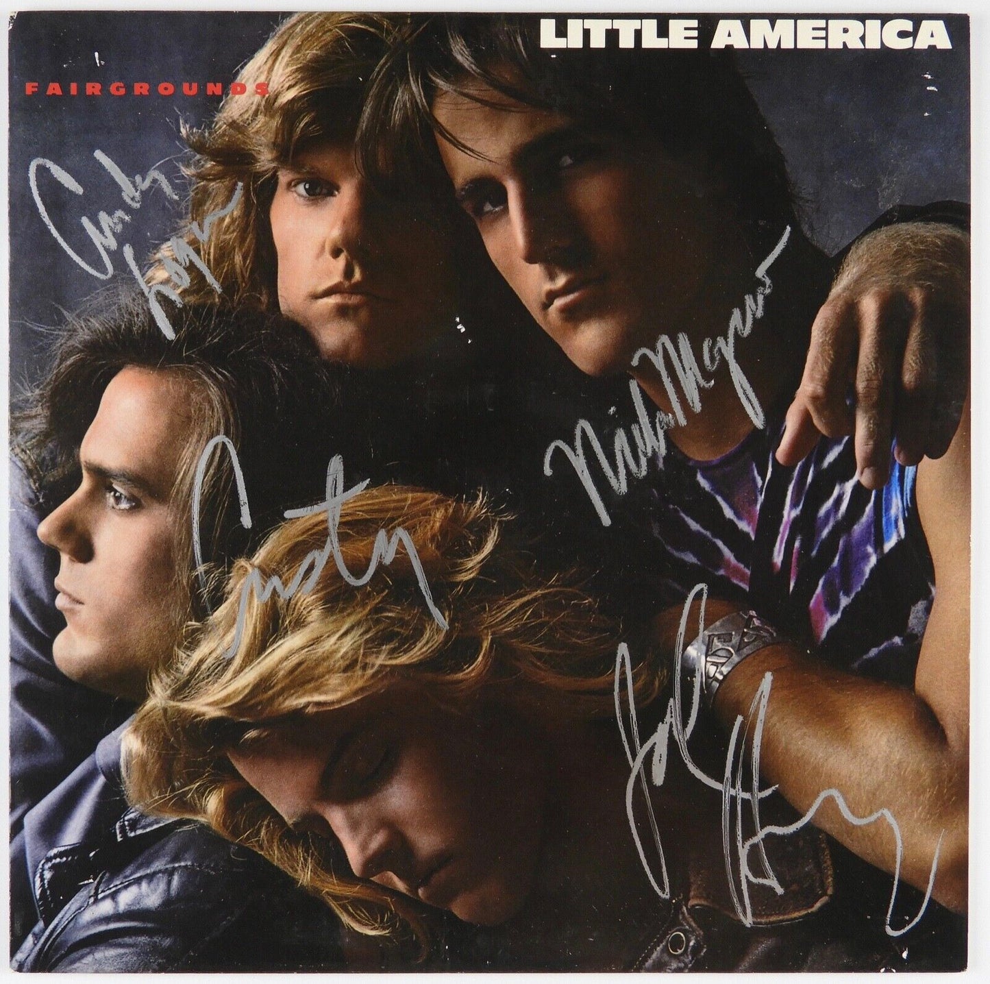 Little America Signed Autograph JSA Record Album Vinyl Fairground Fully Signed