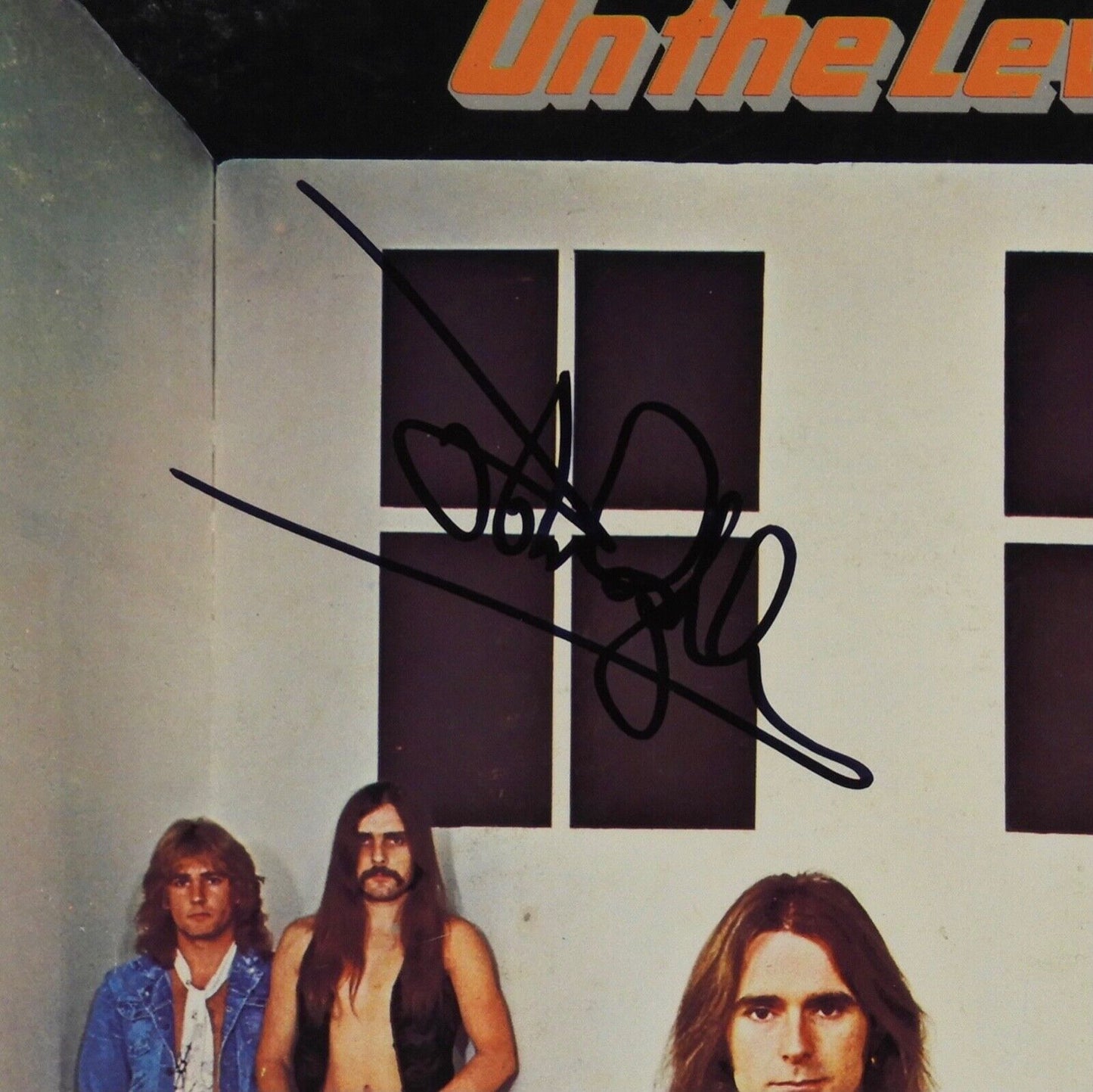 Status Quo John Coghlan JSA Signed Autograph Album Record On The Level