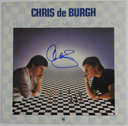 Chris De Burgh JSA Signed Autograph Album Record LP Best Moves