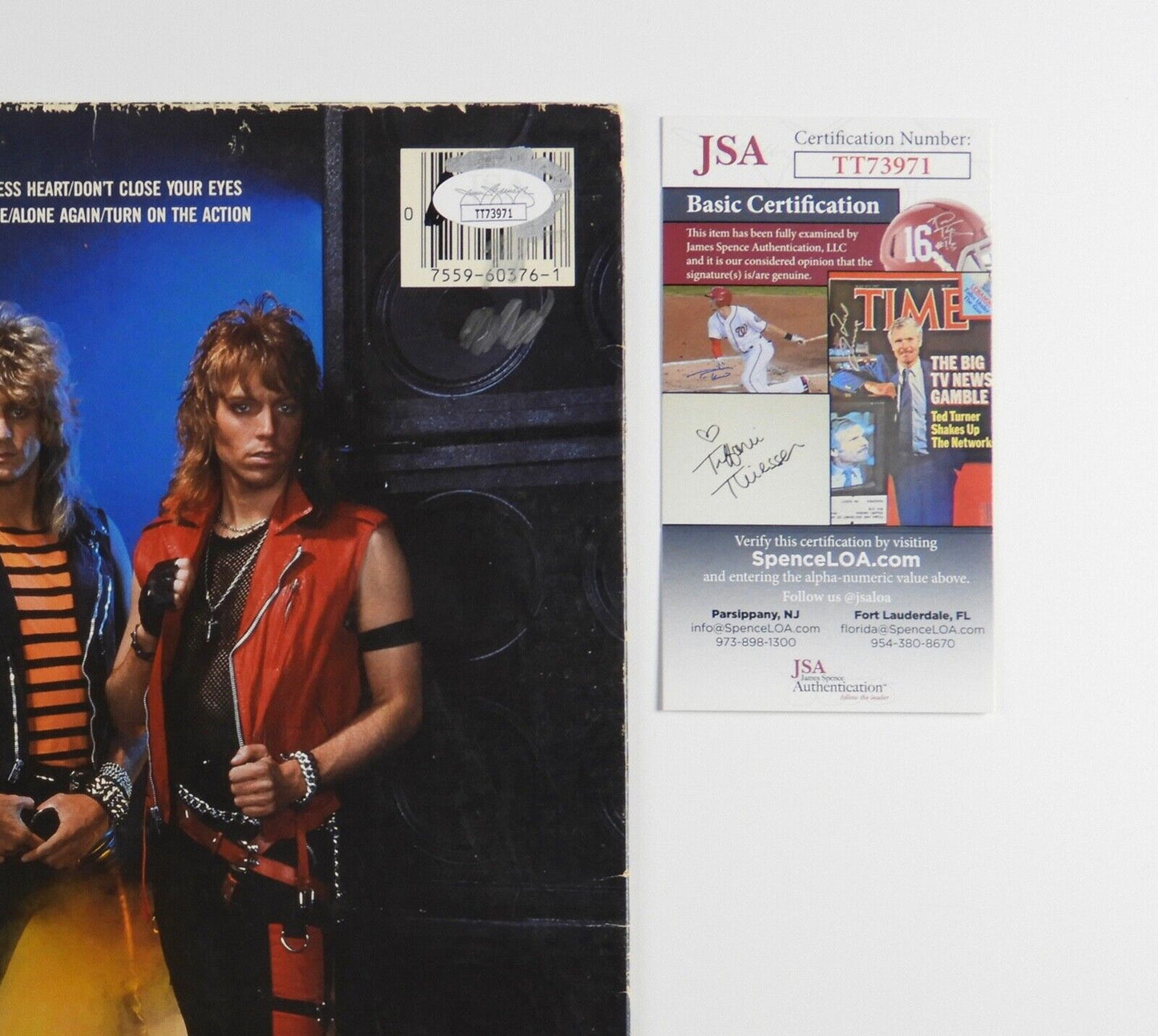 Dokken Signed Autograph JSA Record Album Vinyl Tooth And Nail
