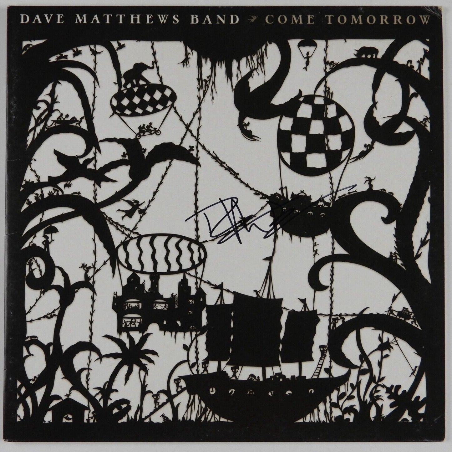 Dave Matthews Band JSA Autograph Signed Record Album Come Tomorrow