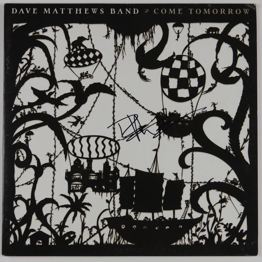 Dave Matthews Band JSA Autograph Signed Record Album Come Tomorrow