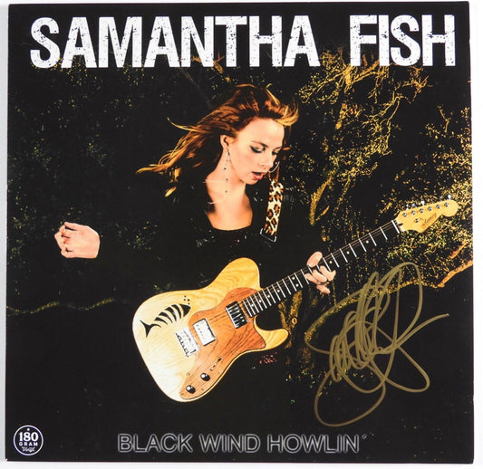 Samantha Fish JSA Autograph Signed Album Record Vinyl Black Wind Howlin'