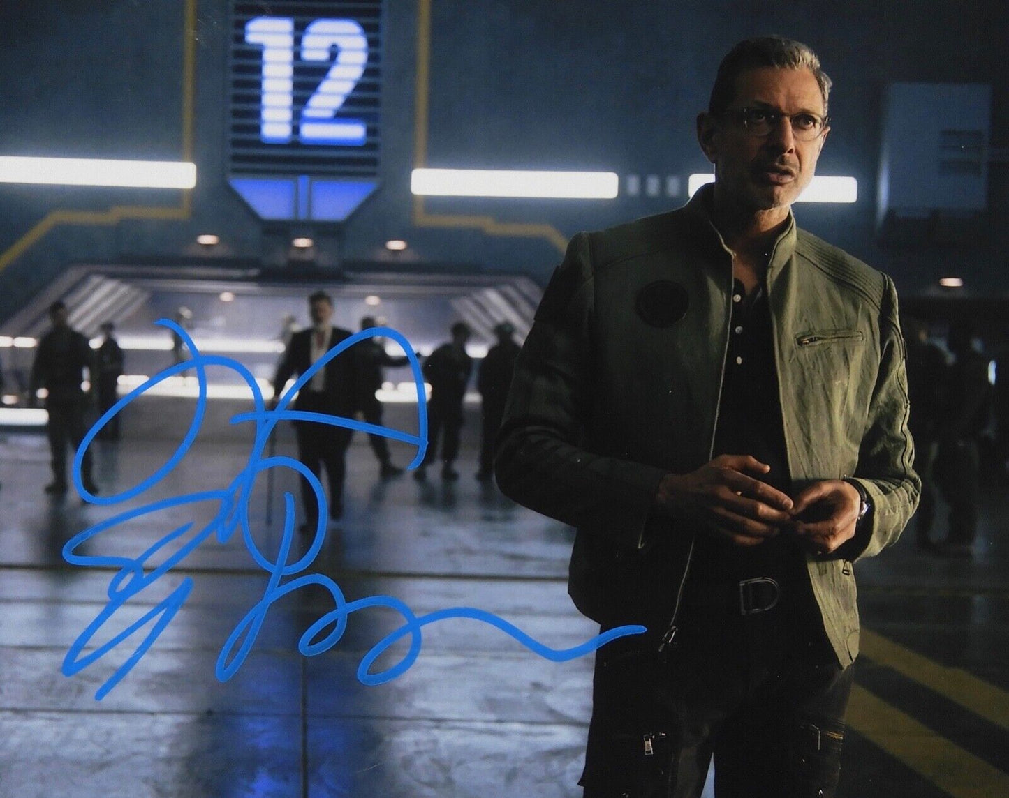 Jeff Goldblum Autograph Signed 8 x 10 photo JSA LOA Independence Day