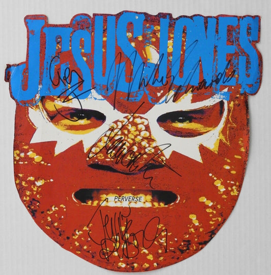Jesus Jones JSA Signed Autograph Promo Poster Fully Signed Flat