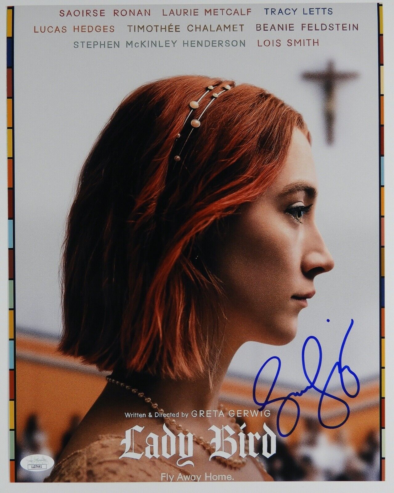 Saoirse Ronan Lady Bird JSA Signed Autograph Photo 8 x 10