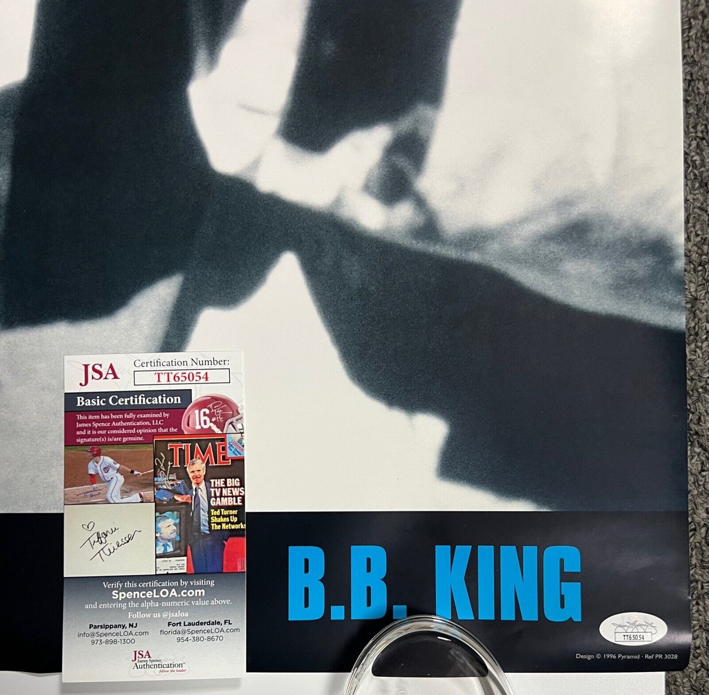 BB King Signed Autograph Poster JSA The Blues