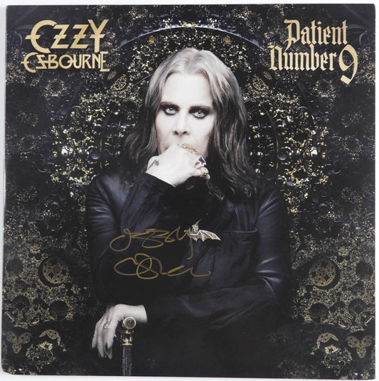 Ozzy Osbourne JSA Signed Autograph Record Album Patient Number 9