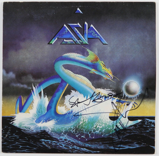 ASIA Signed Autograph JSA Album Vinyl Record LP Steve Howe