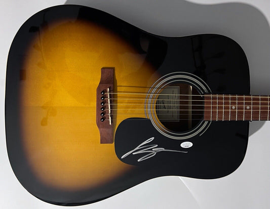 Luke Bryan Signed Guitar JSA Autograph  Epiphone Acoustic