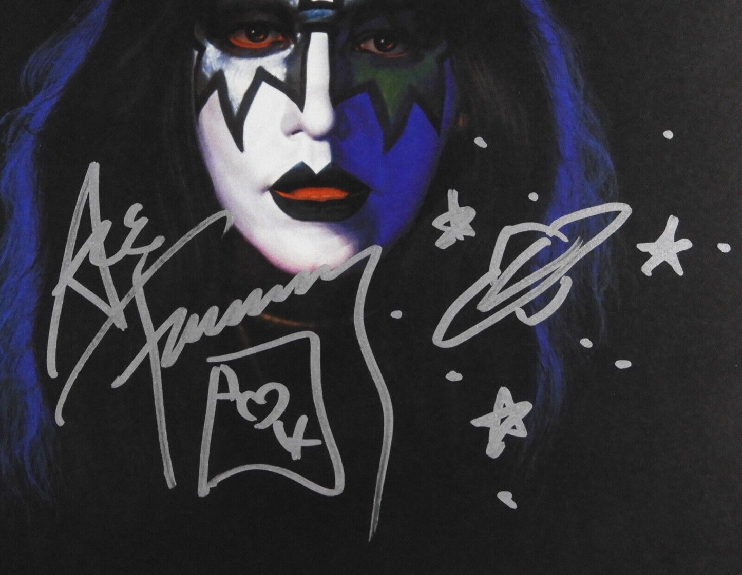 KISS JSA Ace Frehley Signed Autograph Signed Solo Lithograph