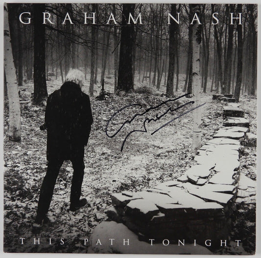 Graham Nash Signed Autograph JSA Album Vinyl Record This Path Tonight