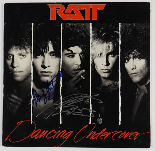 Stephen Pearcy Ratt JSA Signed Autograph Album Record Vinyl Warren DeMartini