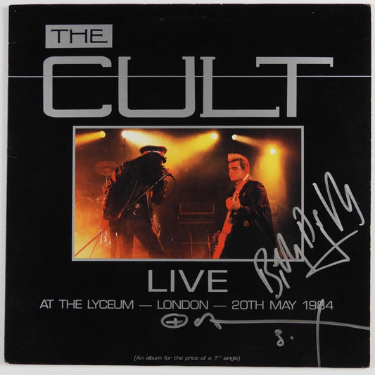 The Cult JSA Signed Autograph Album Vinyl Record Ian Astbury Billy Dufft