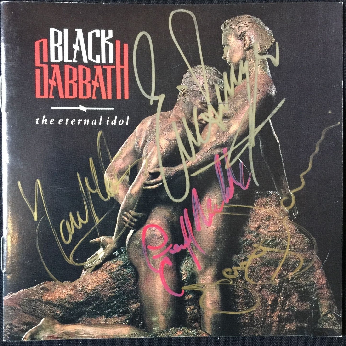 Black Sabbath signed autograph CD Booklet JSA The Eternal Idol