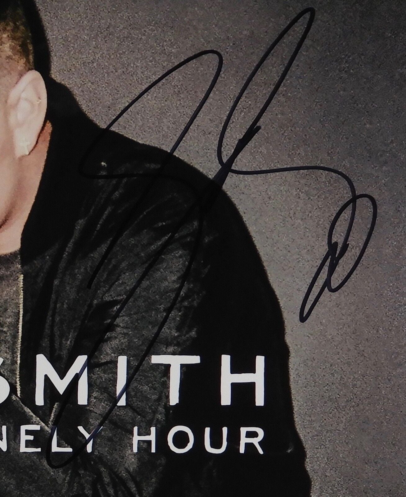 Sam Smith In The Lonely Hour signed autograph 12" photo JSA looks like album