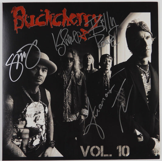 Buckcherry JSA Fully Signed Autograph Album Record Vol. 10 Josh Todd