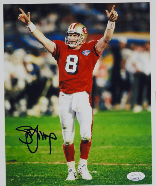 Steve Young JSA Autograph Signed 8 x 10 photo San Francisco 49ers Football