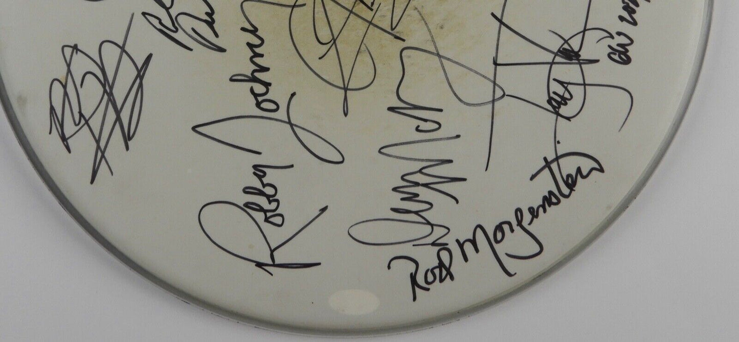 Skid Row Winger Great White JSA Autograph Signed Drum Head COA 14"