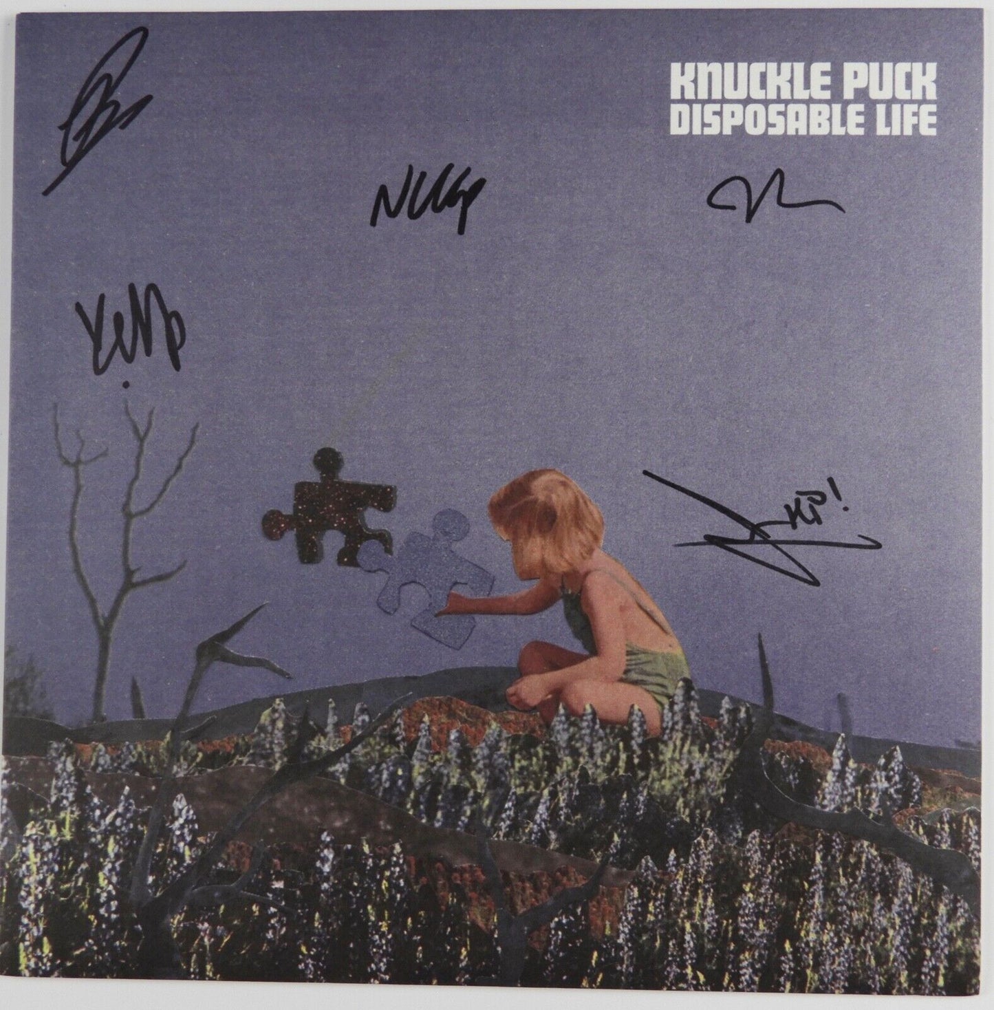 Knuckle Puck JSA Signed Autograph Album Vinyl Record LP Disposable Life