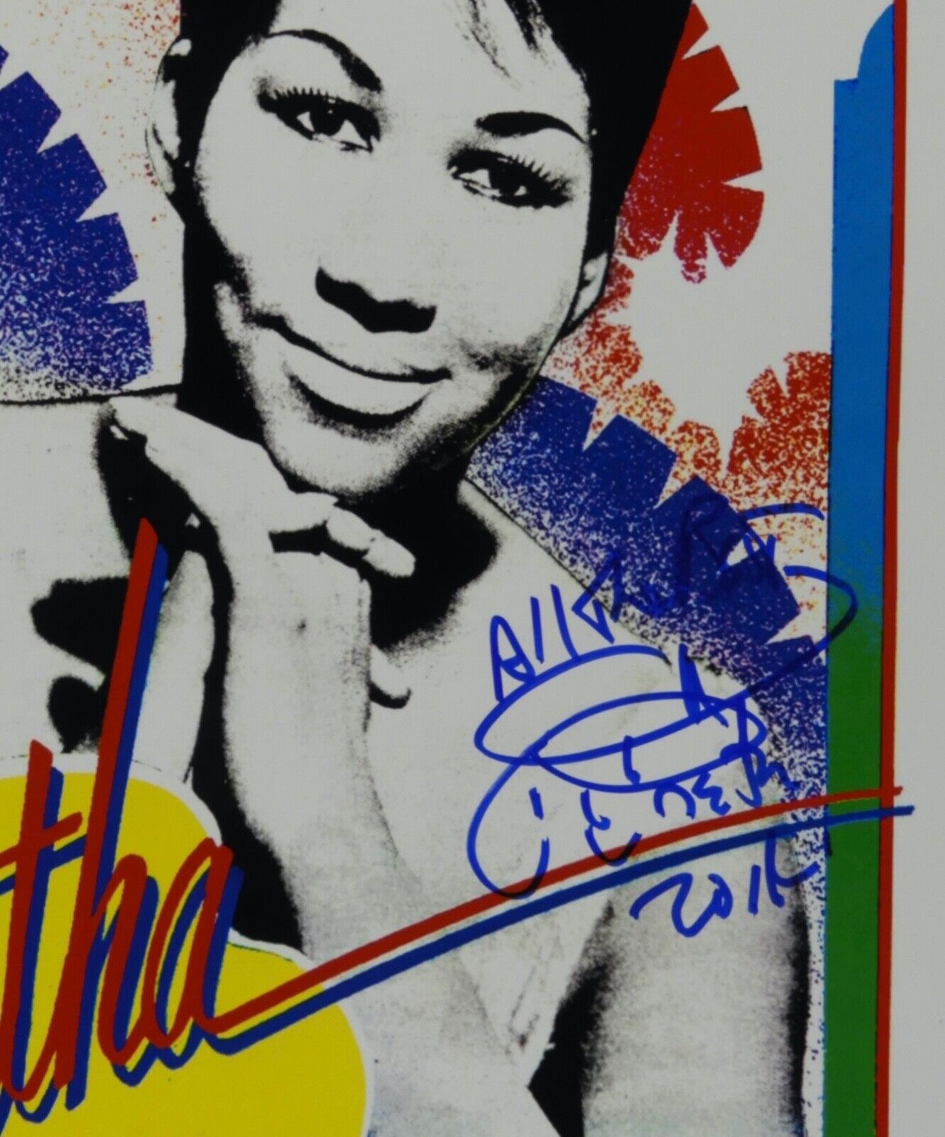 Aretha Franklin JSA Signed Autograph Photo Huge 12 x 18