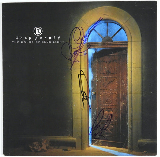 Deep Purple JSA Signed Autograph Album Vinyl Record Roger Glover Ian Gillan +