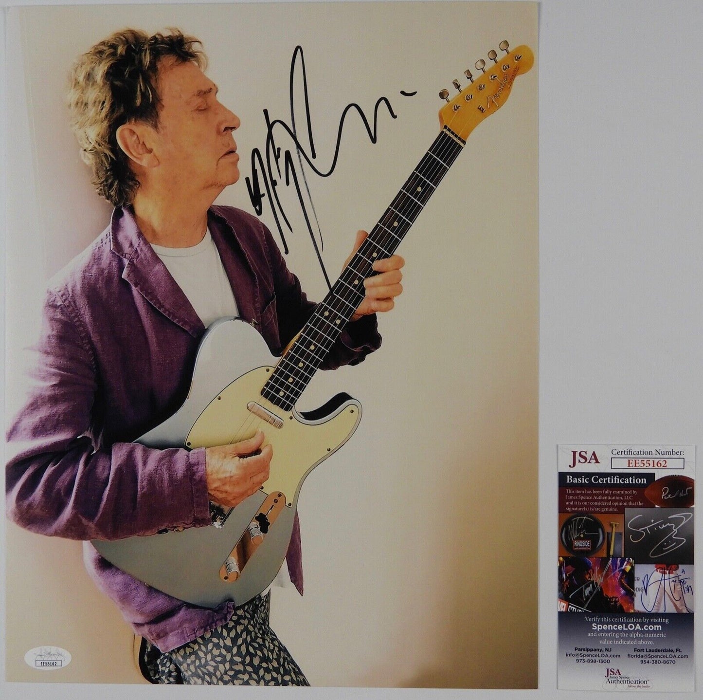 Andy Summers The Police 11 x 14 Photo JSA Signed Autograph