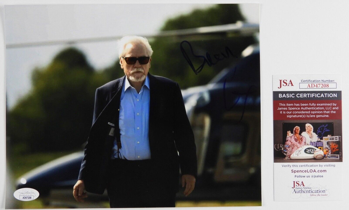 Brian Cox JSA Signed Autograph Photo 8 x 10 Succession