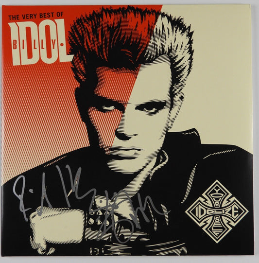 Billy Idol Steve Stevens JSA Signed Autograph Album Record Vinyl