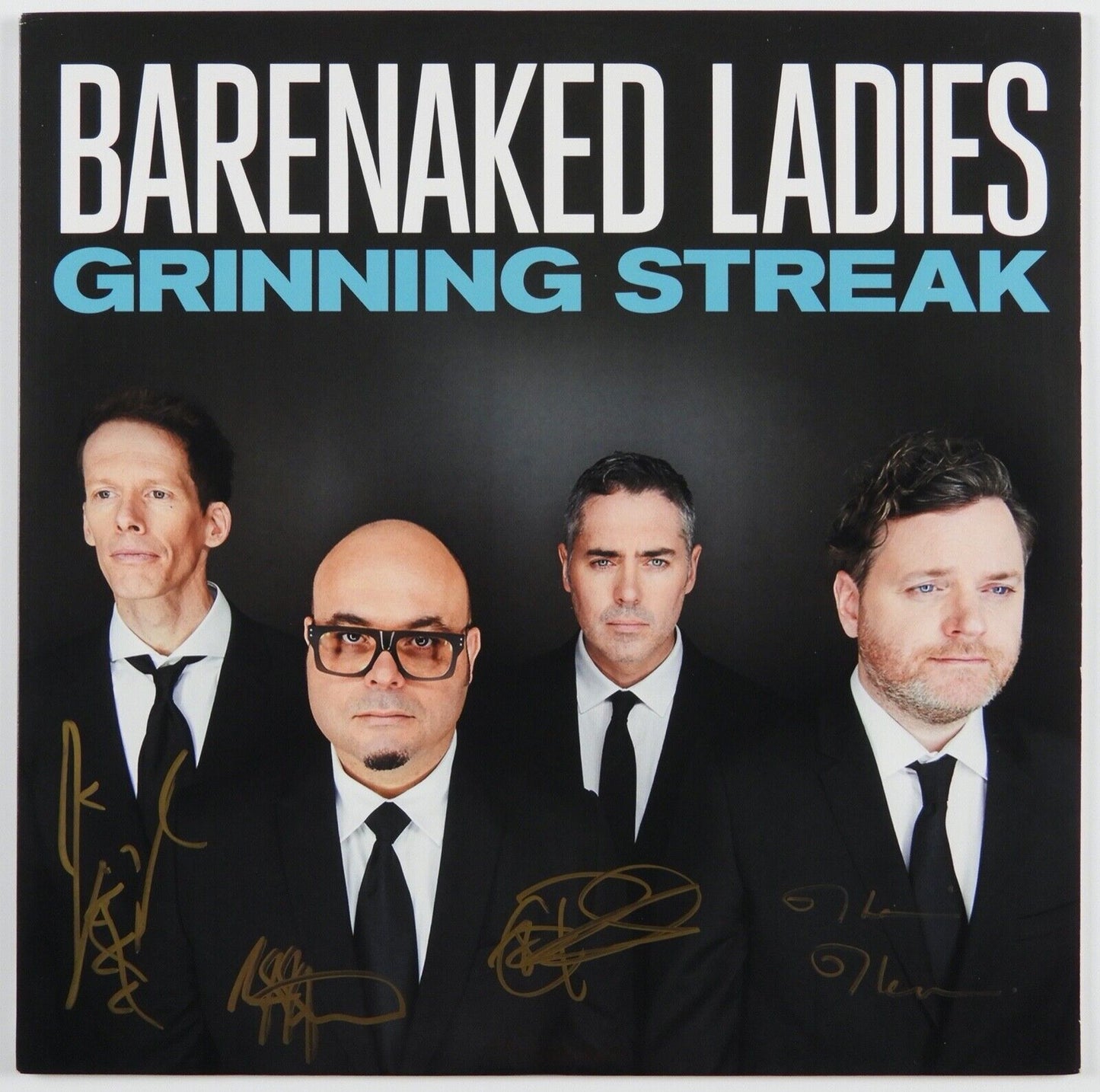 Barenaked Ladies JSA Signed Autograph Album Record LP Grinning Streak