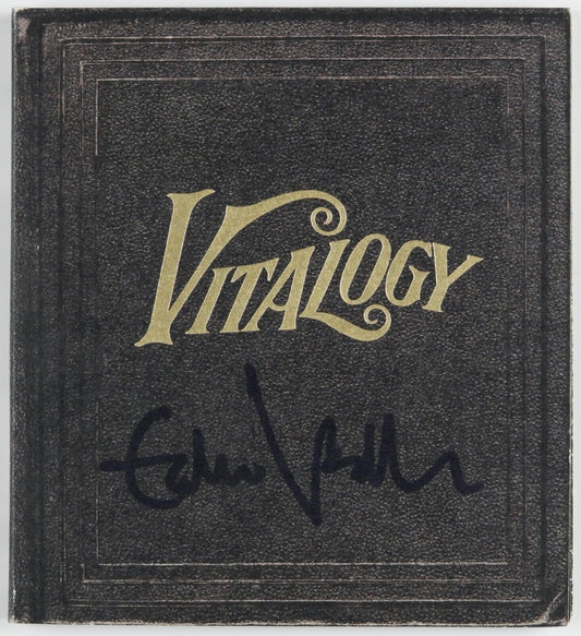 Pearl Jam Eddie Vedder JSA signed autograph CD Vitalogy