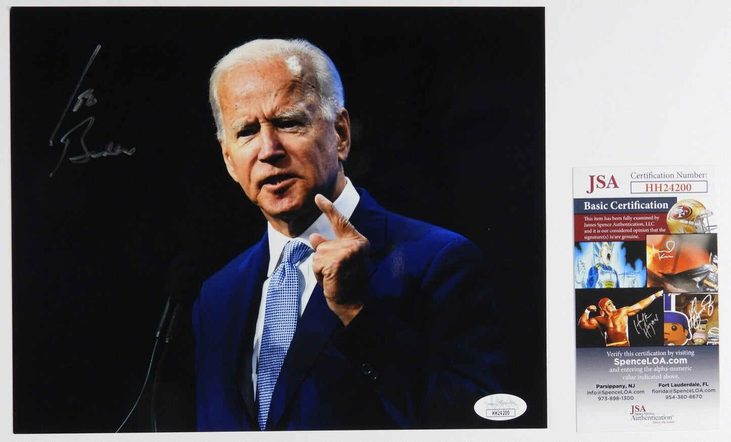 Joe Biden 46th President JSA Autograph Signed Photo COA 8 x 10