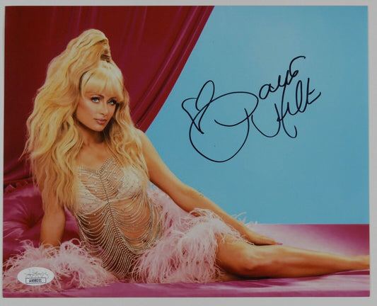 Paris Hilton Signed Autograph Photo 8 x 10 JSA
