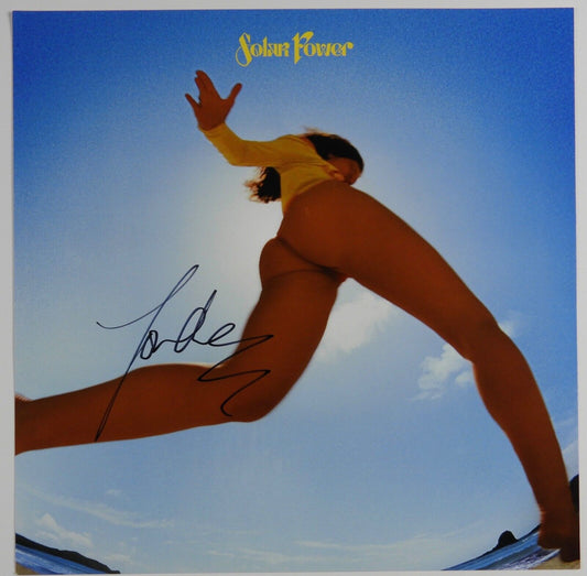 Lorde Solar Power Signed Autograph Record Album Gatefold with extra record