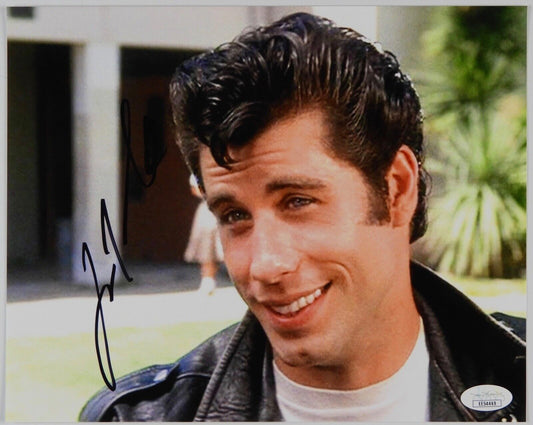 John Travolta Grease Autograph Signed Photo JSA 8 x 10