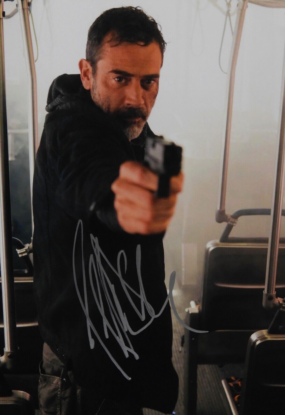 Jeffrey Dean Morgan Walking Dead Negan Autograph JSA 11 x 14 Signed Photo