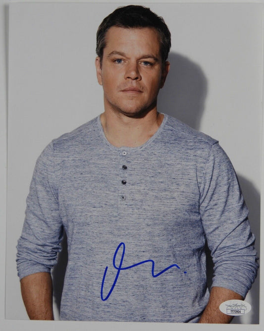 Matt Damon JSA Autograph Signed Photo 8 x 10