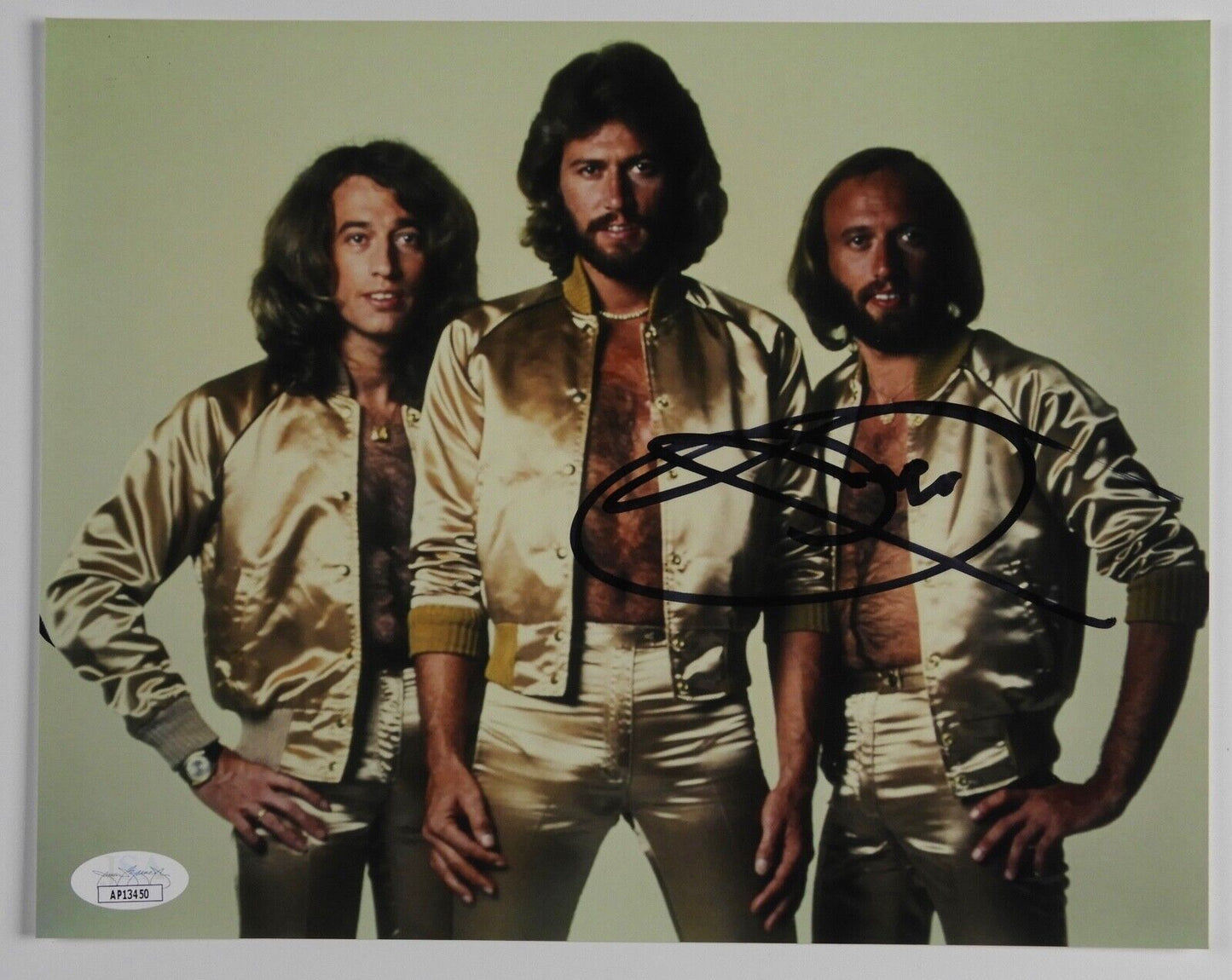 Barry Gibb JSA Signed Autograph 8 x 10 Photo The Bee Gees