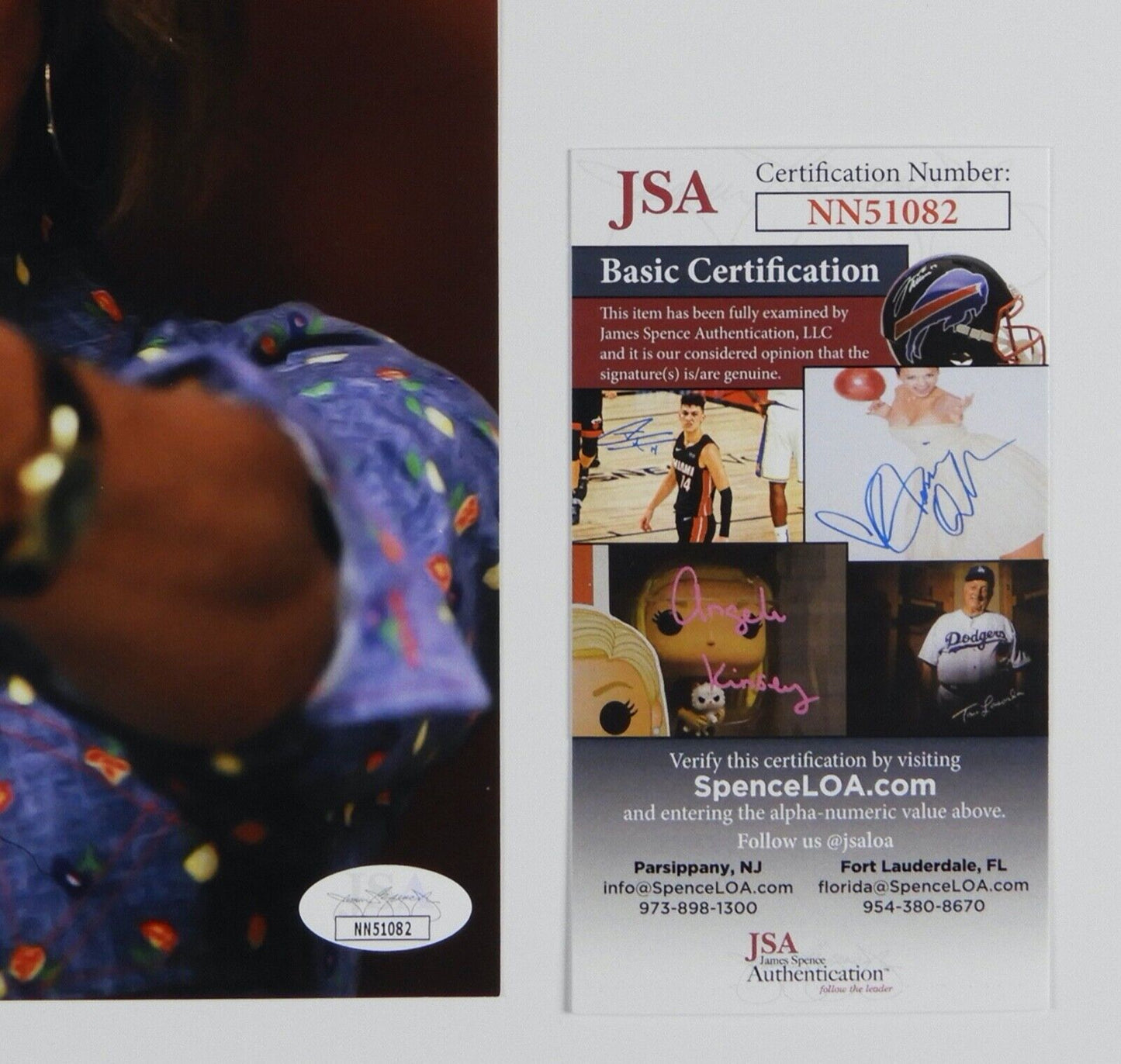 Angie Dickinson Signed Autograph JSA Photo 8 x 10