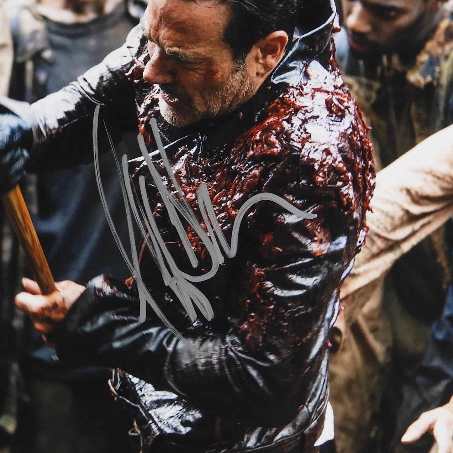 Jeffrey Dean Morgan Negan JSA The Walking Dead Autograph Signed Photo 11 x 14