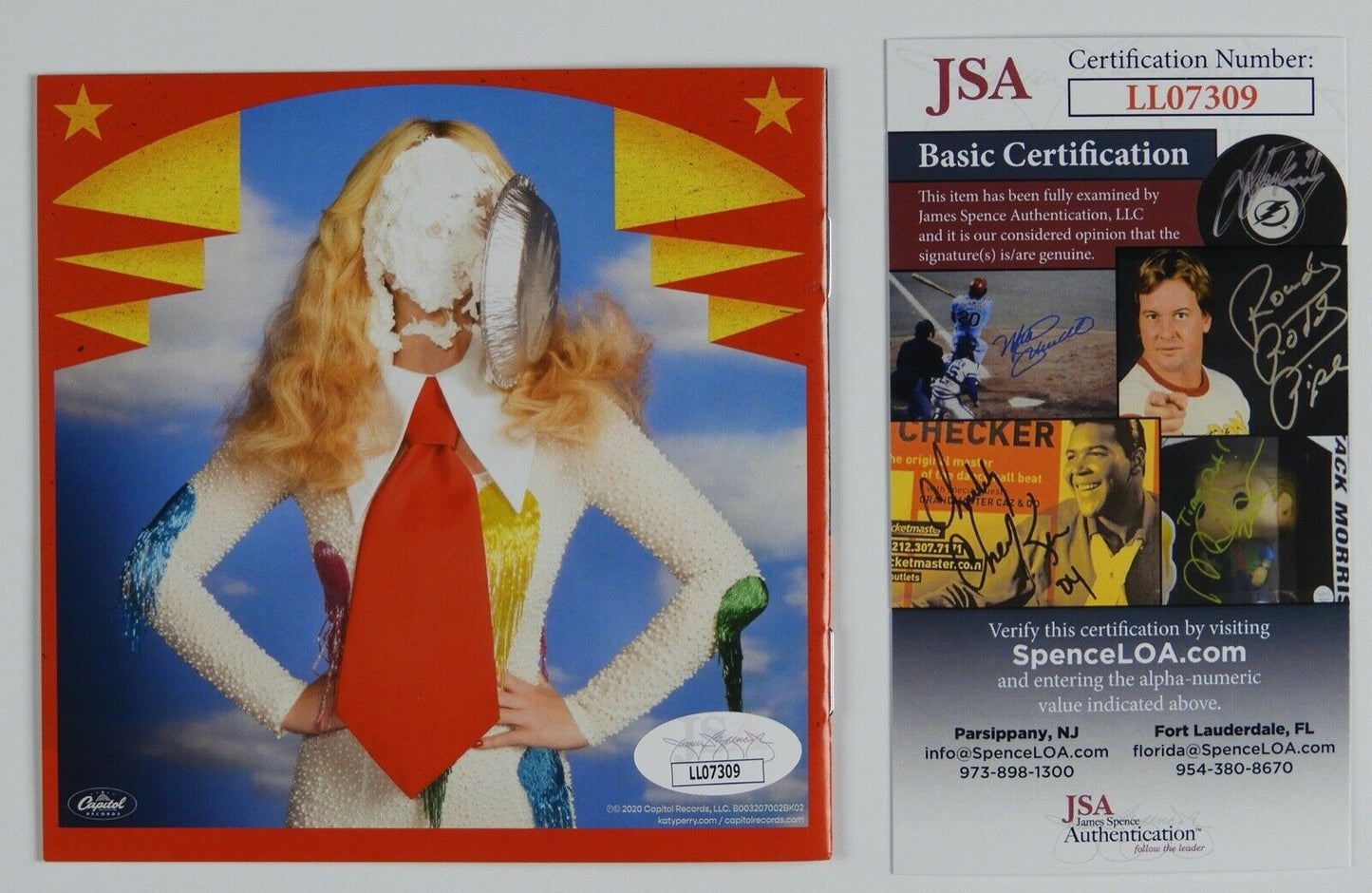 Katy Perry JSA Signed Autograph CD Booklet Smile Includes CD