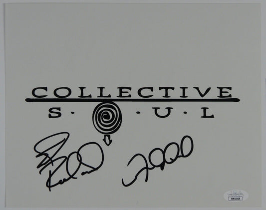 Collective Soul Signed JSA Autograph Photo 8 x 10 Dean Roland Ed Roland