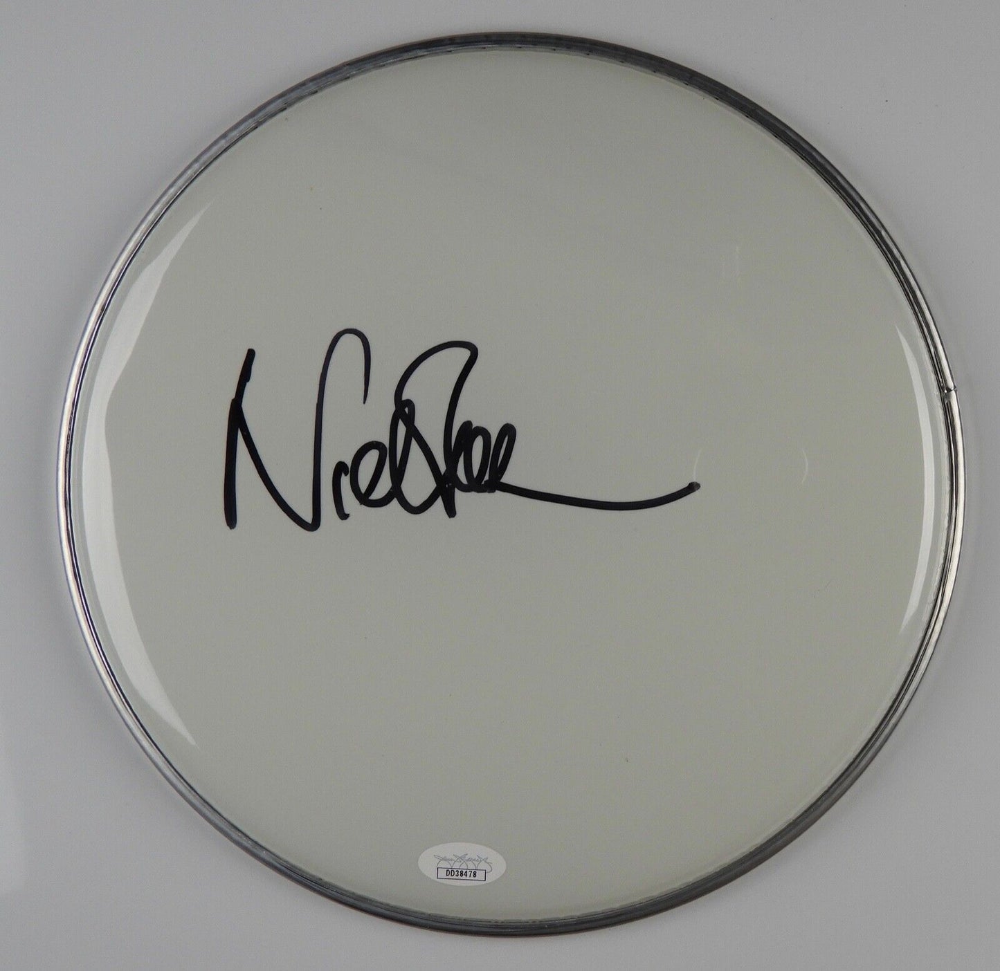 Nick Mason Pink Floyd Autograph Signed Drum Head JSA COA 10" FA LOA