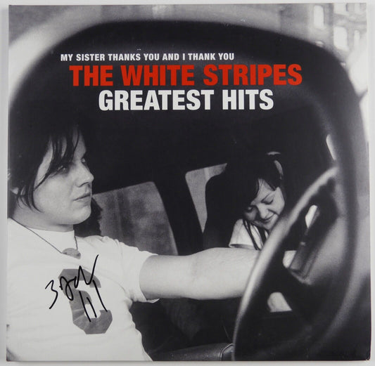 Jack White Autograph Signed Record Vinyl Album White Stripe Epperson REAL
