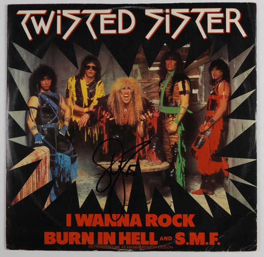 Dee Snider Twisted Sister JSA Autograph Signed Record Album 12"