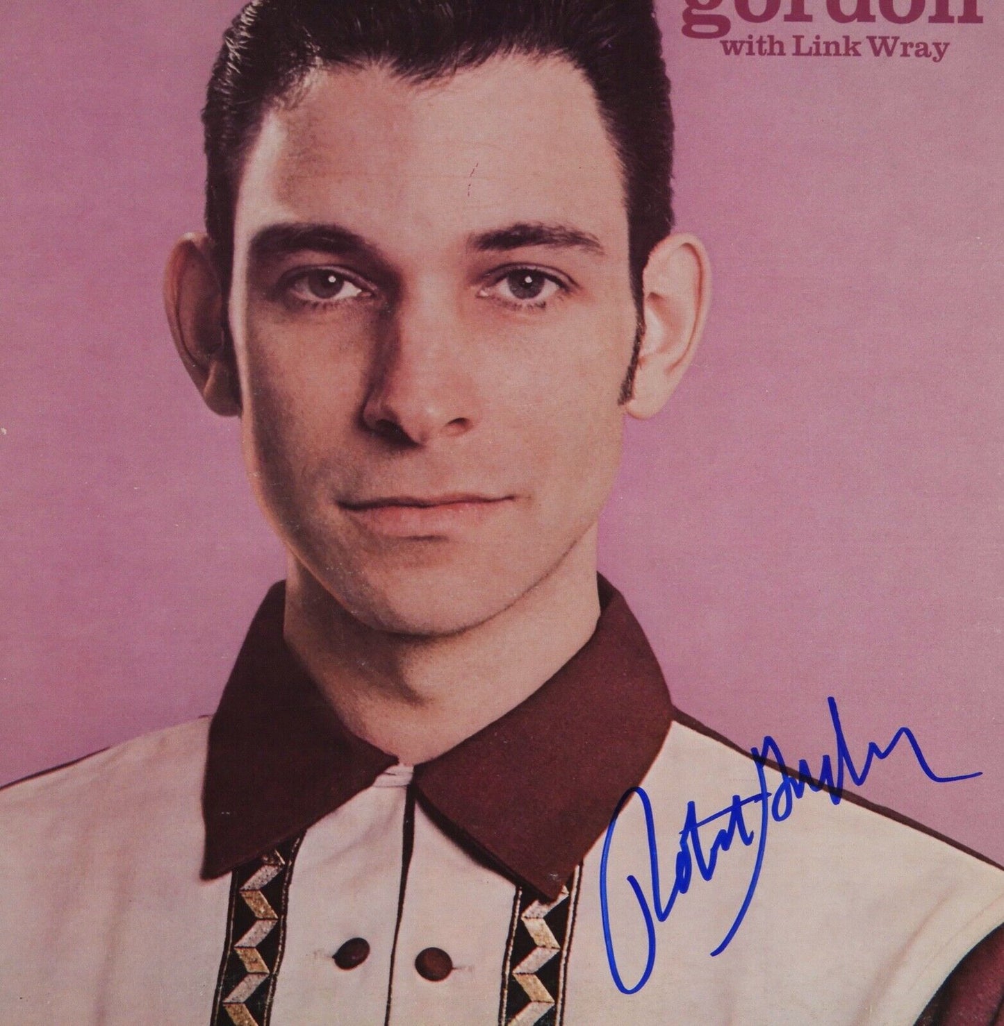 Robert Gordon JSA Signed Autograph Album Vinyl Record LP