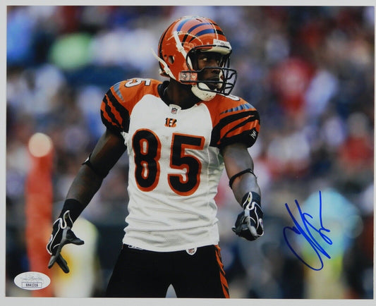 Chad Johnson Signed Autograph JSA COA Photo Cincinatti Bengals